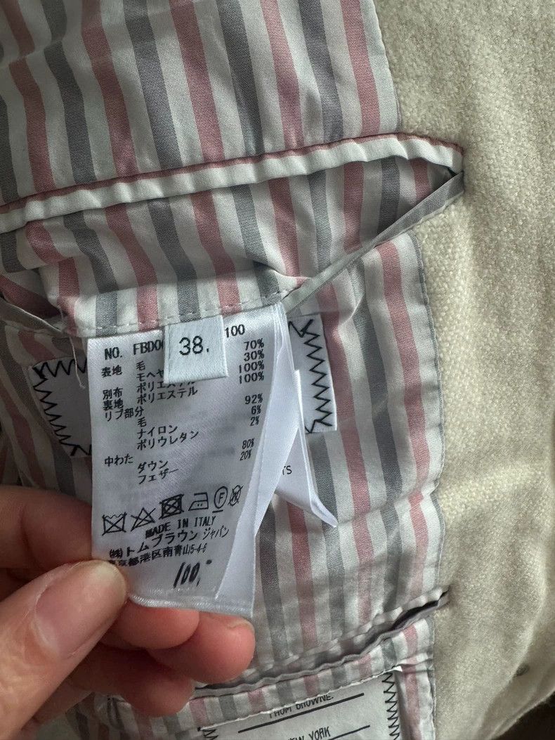 Thom Browne Thom Browne White down jacket Size XS / US 0-2 / IT 36-38 - 4 Thumbnail