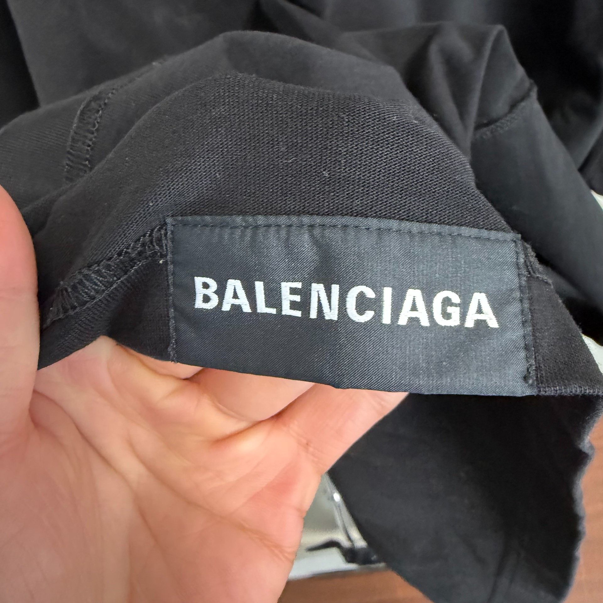 Balenciaga Balenciaga SS22 Oversized Plain T-Shirt Black Size US XL / EU 56 / 4 - 7 Thumbnail