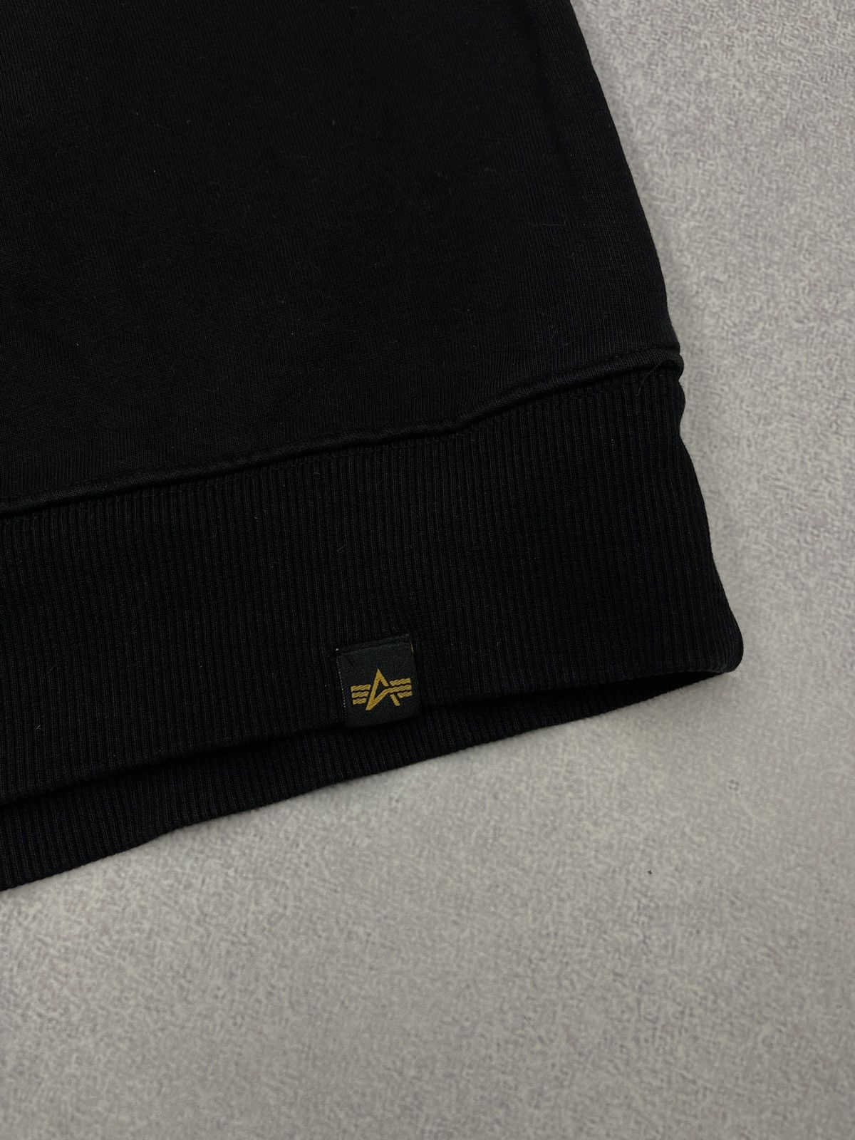 Alpha Industries Mens Alpha Industries x NASA Black Sweatshirt Size L Size US L / EU 52-54 / 3 - 7 Thumbnail