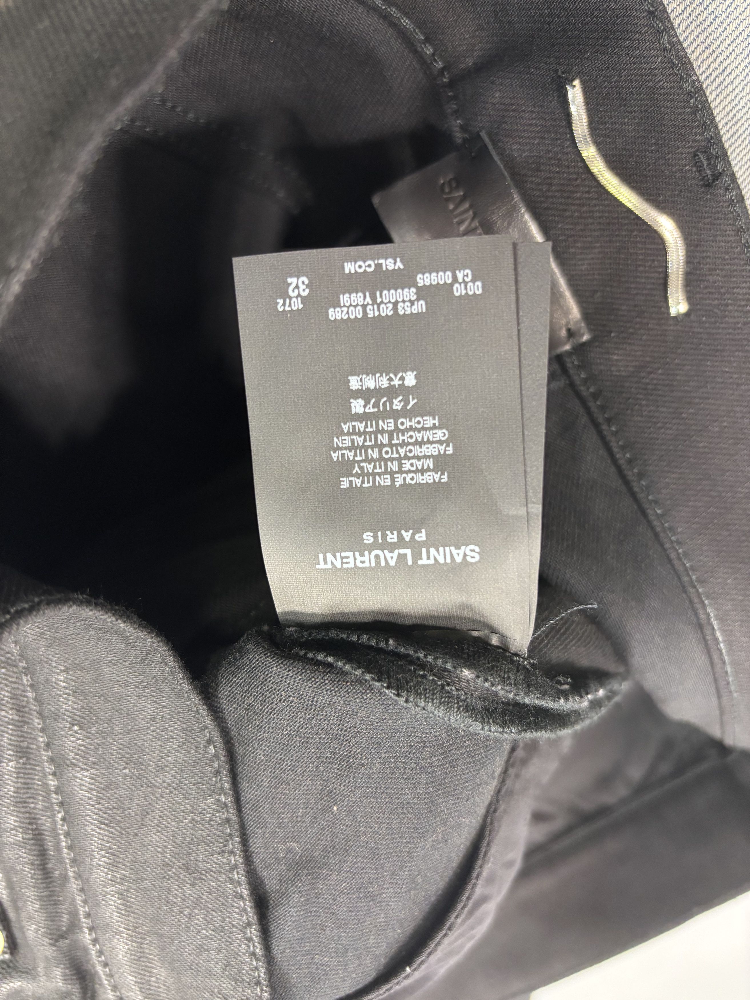 Saint Laurent Paris Saint Laurent Leather Look Pants Size US 32 / EU 48 - 3 Thumbnail