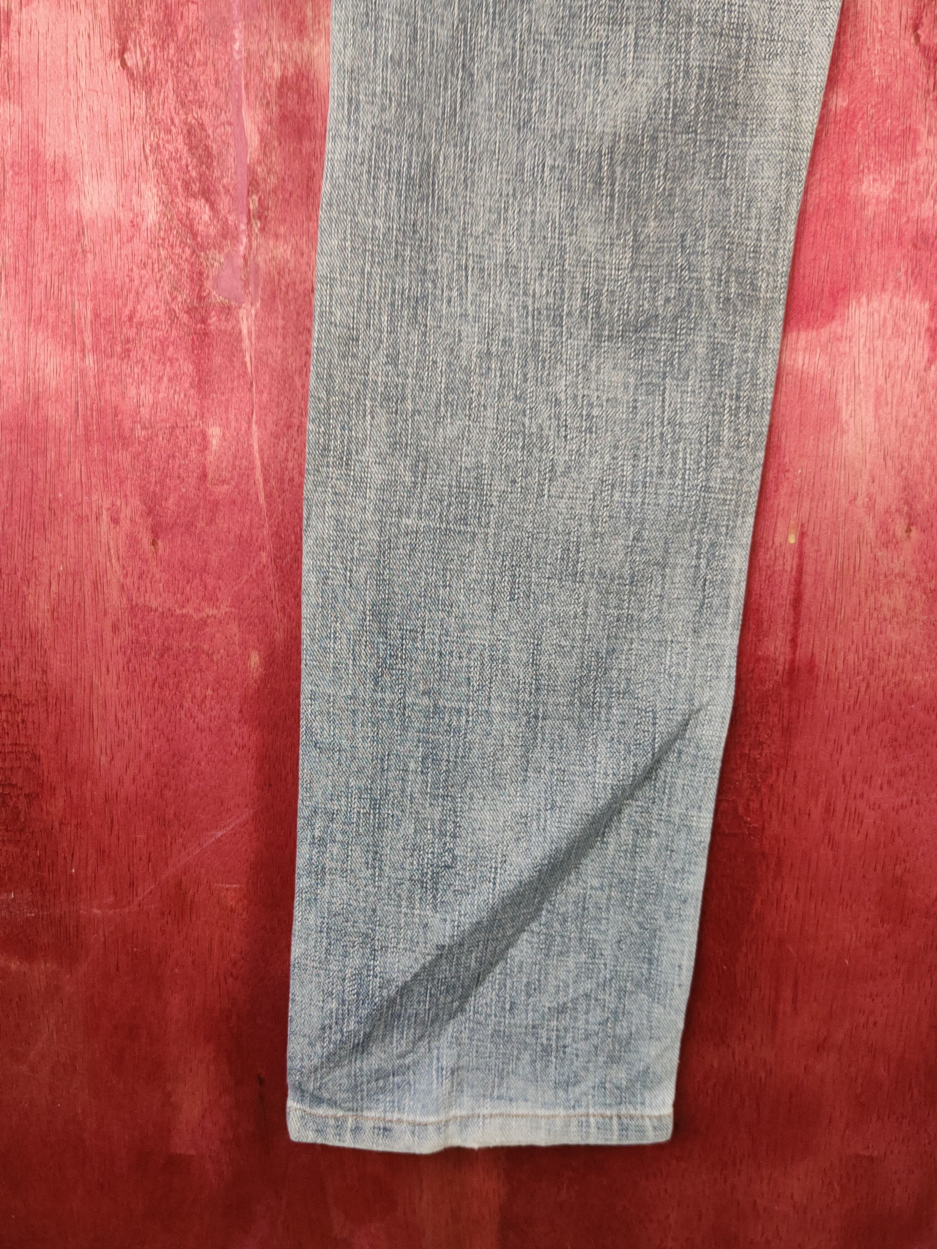 Japanese Brand GLHeart Blue Faded Distressed Ripped Jeans #S1804 Size 29" - 10 Thumbnail