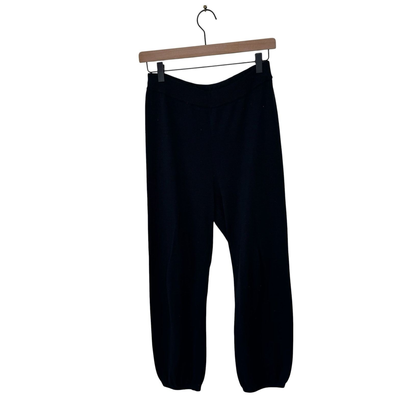 Jonathan Simkhai SIMKHAI Cotton Cashmere Joggers Midnight Blue Size Medium Size 28" / US 6 / IT 42 - 4 Thumbnail