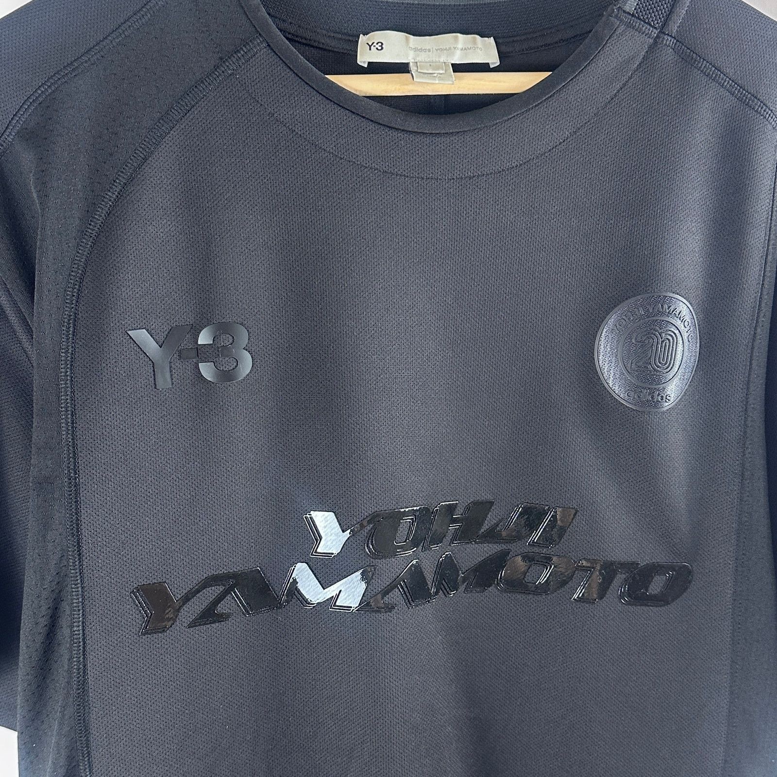Y-3 Yohji Yamamoto Black Jersey Size US L / EU 52-54 / 3 - 2 Thumbnail