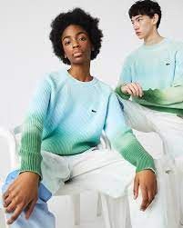 Lacoste Crew Neck Ribbed Cotton Sweater Size US M / EU 48-50 / 2 - 5 Thumbnail