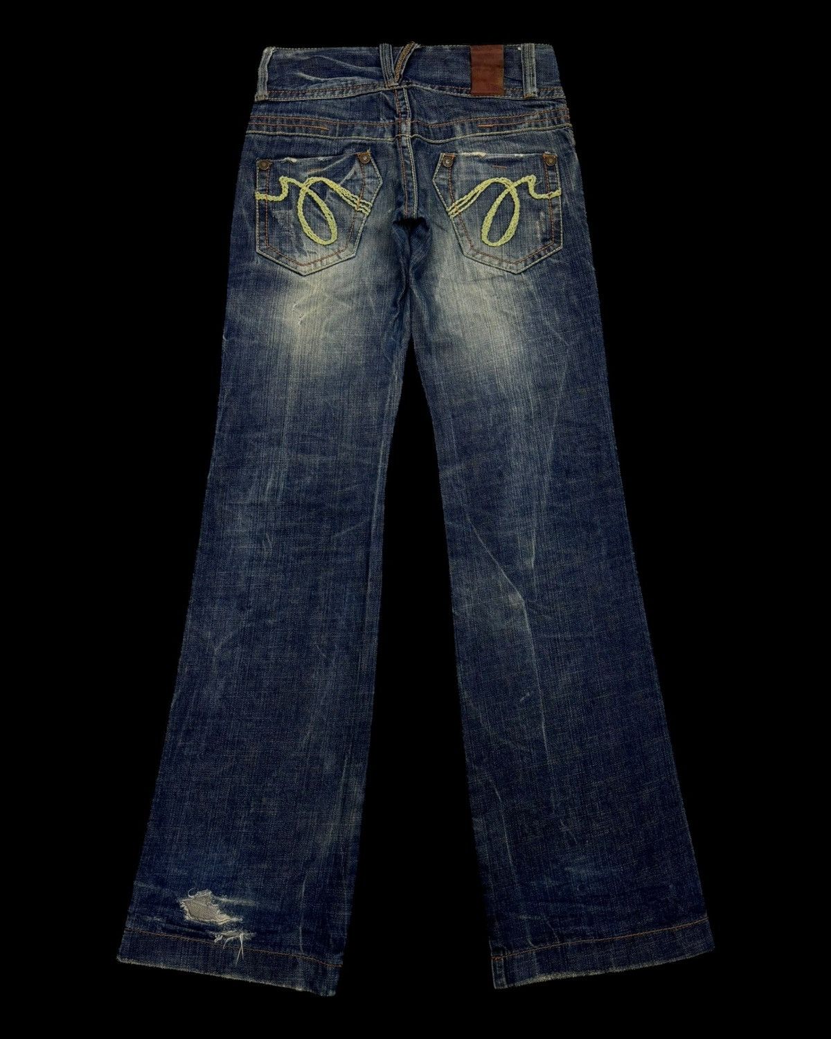 Hysteric Glamour × If Six Was Nine × Le Grande Bleu (L.G.B.) Flare💥90s Red Pepper Bootcut Denim Flare Jeans Size 28" / US 6 / IT 42 - 6 Thumbnail