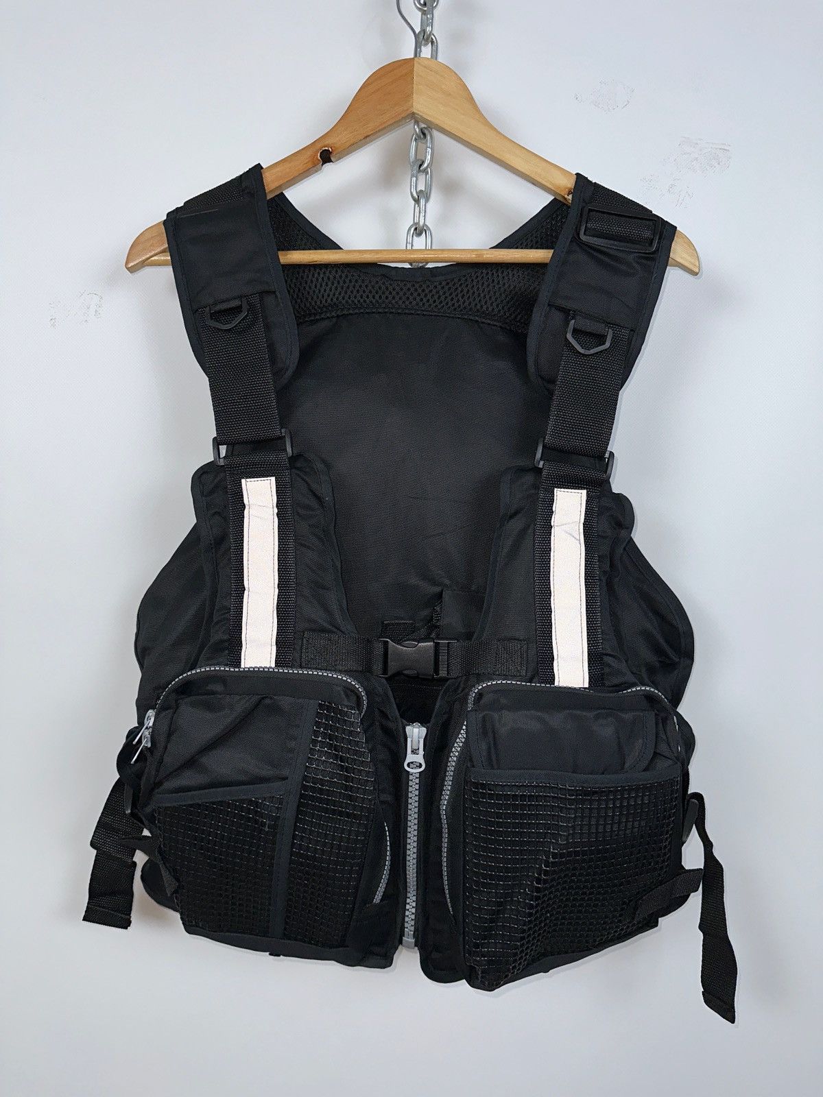 Japanese Brand Multipocket Cargo Utility Vest Y2K Size US XL / EU 56 / 4 - 7 Thumbnail