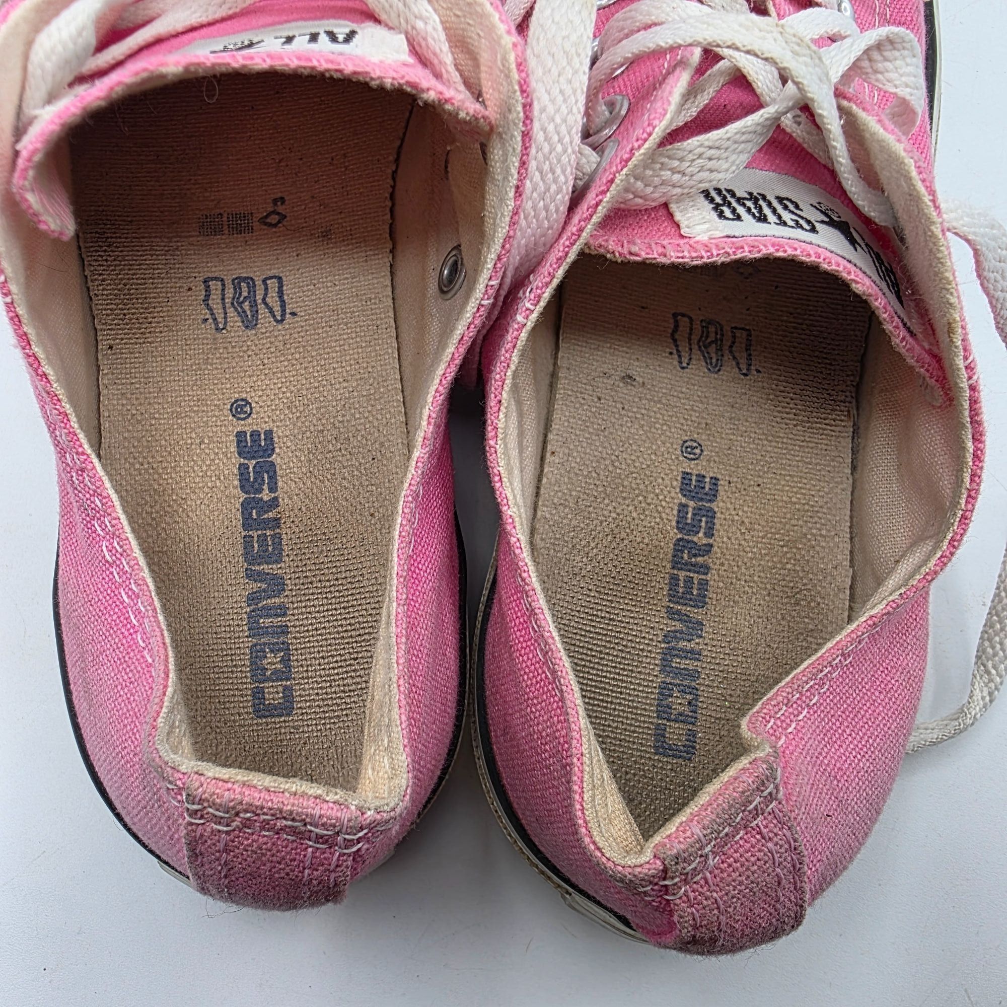 Converse Converse All Star Womens Size 9.5 Pink Canvas Low Top Sneake Size US 9.5 / IT 39.5 - 9 Thumbnail