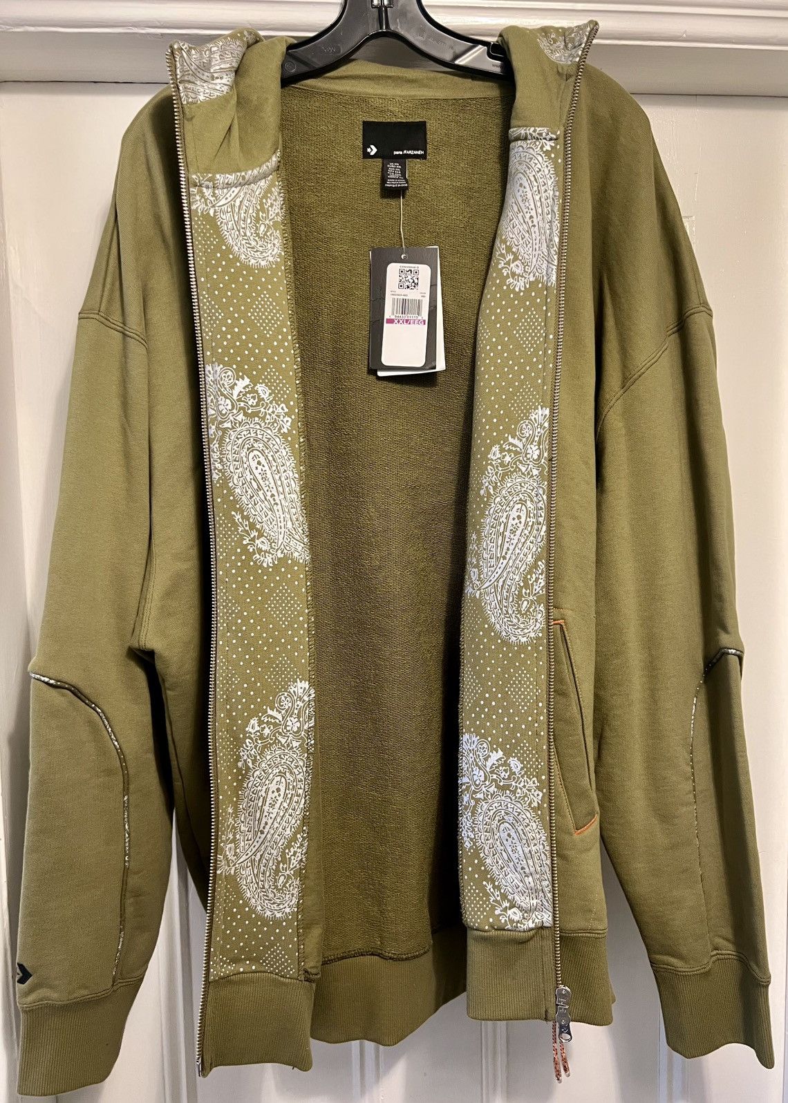 Converse × Paria Farzaneh Authentic Converse Paria Farzaneh green full zip hoodie XXL Size US XXL / EU 58 / 5 - 1 Thumbnail