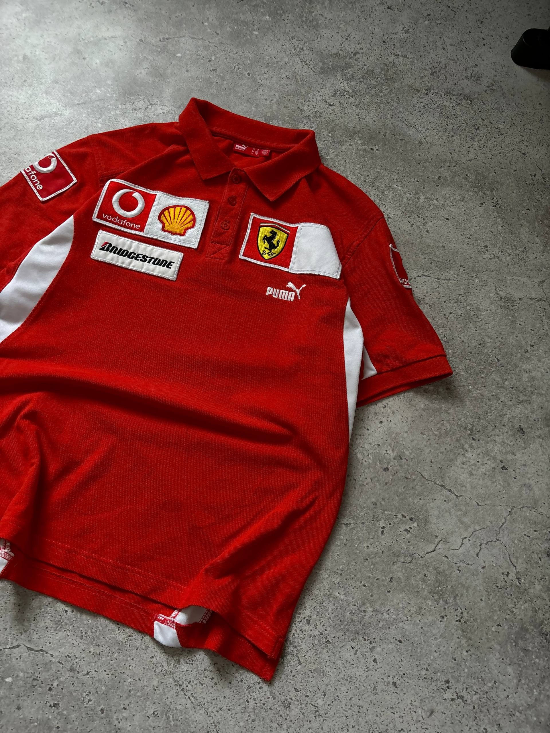 Ferrari × Puma Puma & Scuderia Ferrari Official T-Shirt Vodafone Size US M / EU 48-50 / 2 - 2 Thumbnail