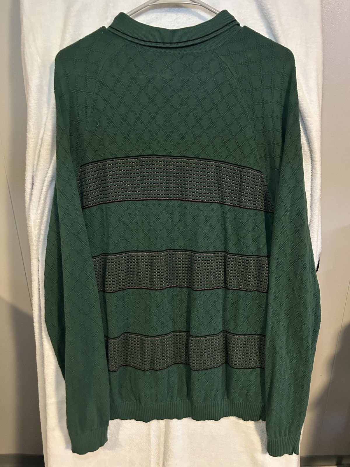 Supreme Supreme Knit Stripe Polo Size US L / EU 52-54 / 3 - 2 Thumbnail