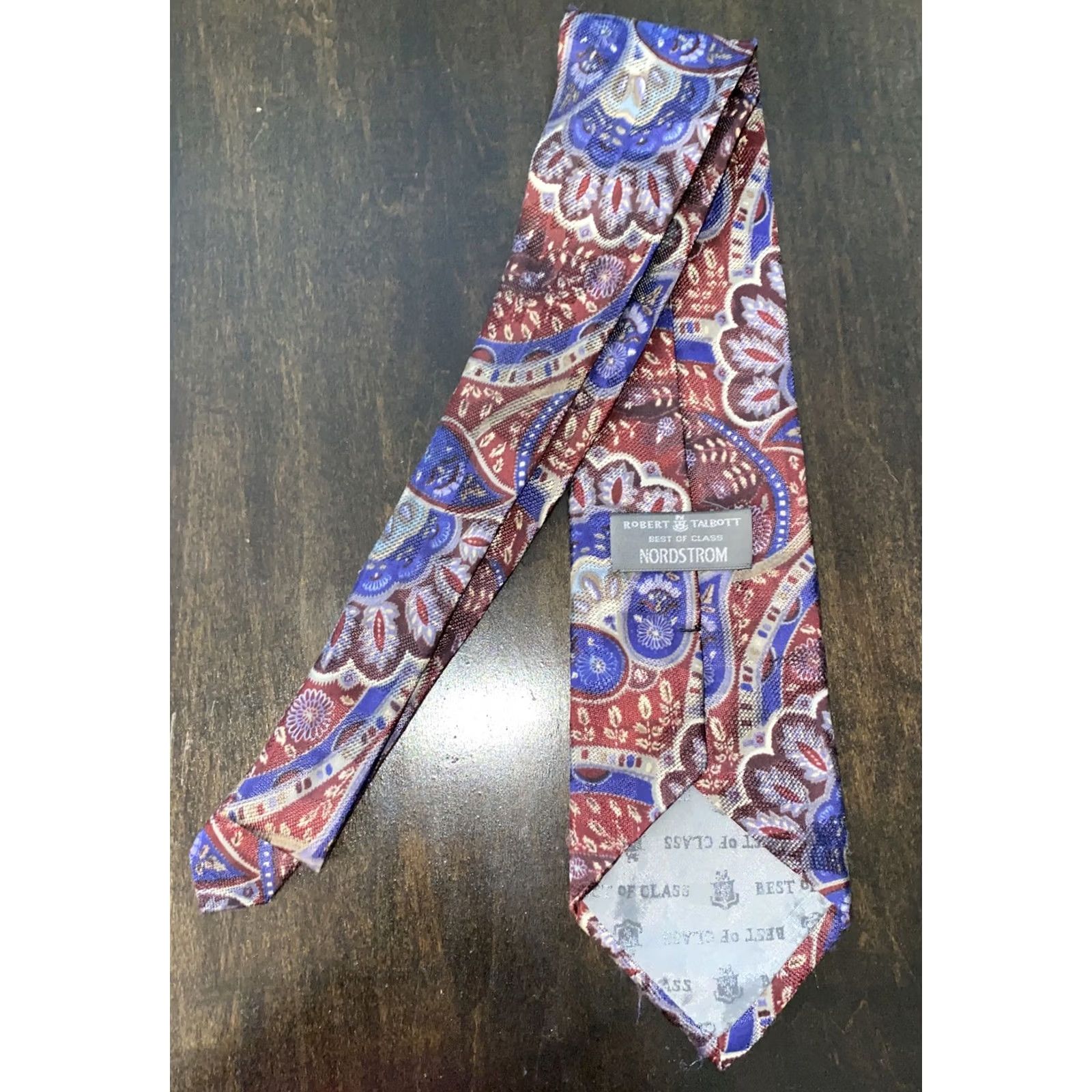 Nordstrom Nordstrom Robert Talbott Multi Color Silk Italian Made Graphic Paisley Tie 58 In Size ONE SIZE - 4 Thumbnail