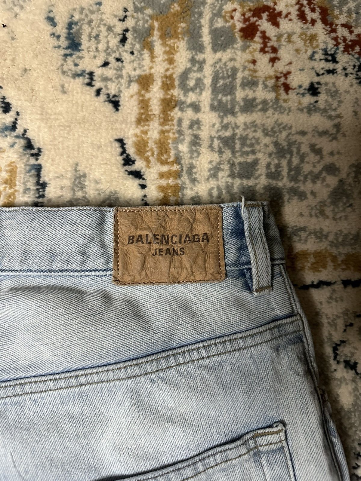 Balenciaga Balenciaga Denim Size Sticker Jeans Medium Size US 32 / EU 48 - 14 Thumbnail