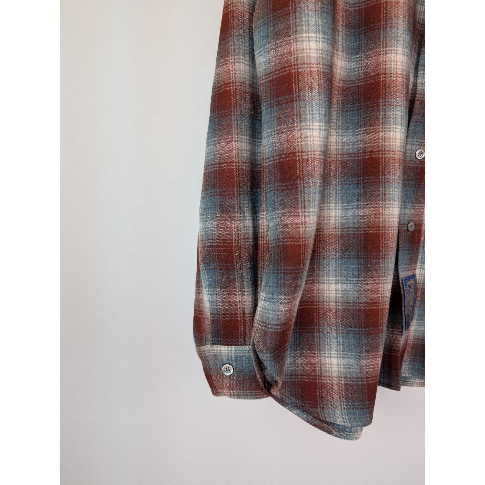Maison Margiela × Pendleton o1rshd1 Pendleton Checked Wool Button up Shirt in Rust Size US S / EU 44-46 / 1 - 5 Thumbnail