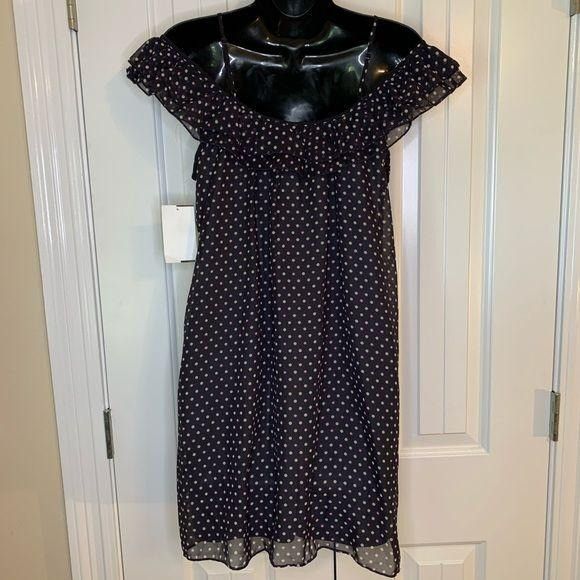 Other City Trends Polka Dot Off Shoulder Dress Medium Size M / US 6-8 / IT 42-44 - 2 Thumbnail