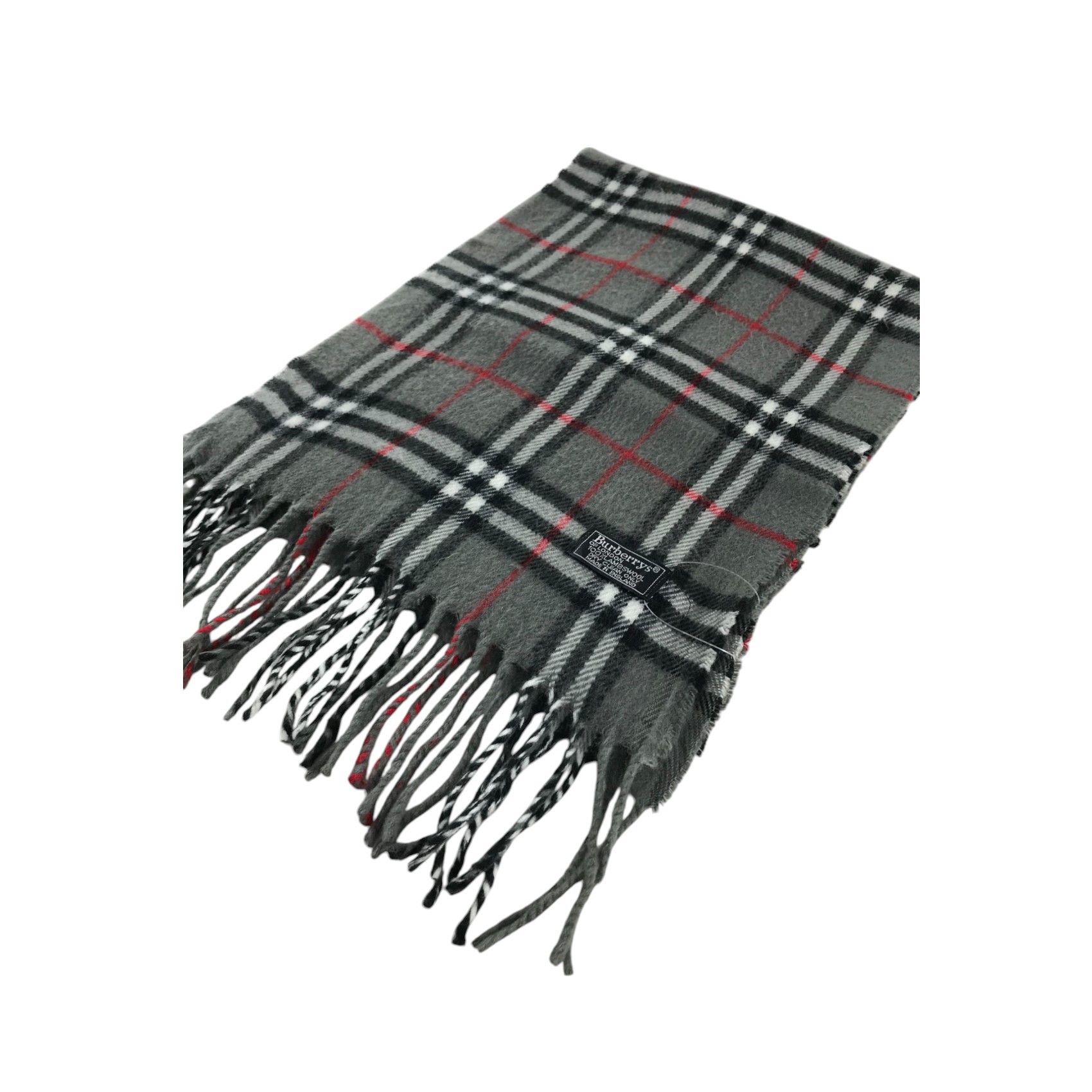 Burberry × Vintage Burberry Scarf / Muffler / Neckwear - WW2983 Size ONE SIZE - 3 Thumbnail