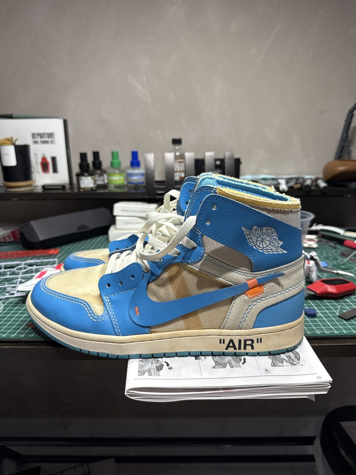 Jordan Brand × Off-White Jordan 1 off white UNC Size US 11 / EU 44 - 1 Thumbnail
