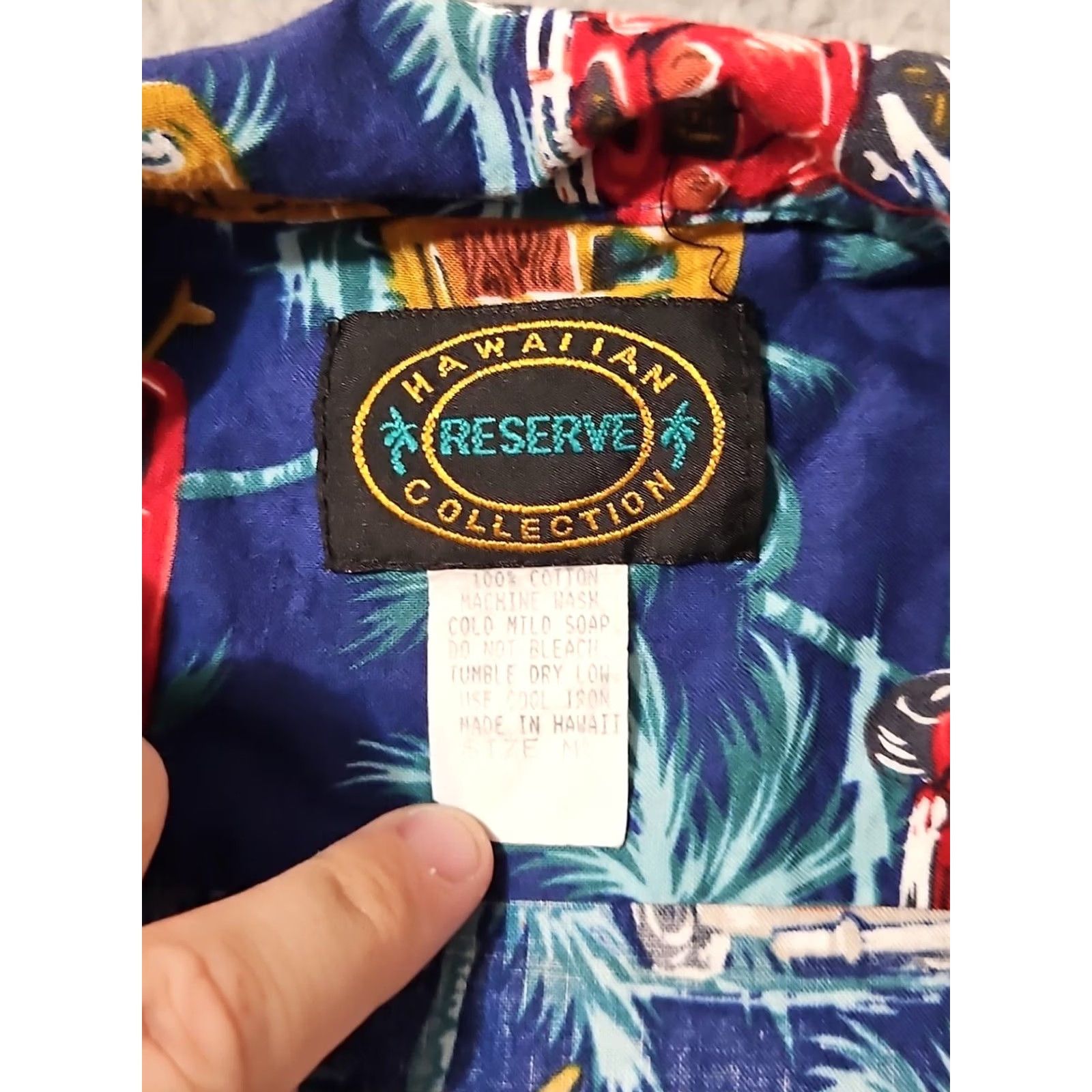 Vintage VINTAGE Hawaiian Reserve Collection Hawaiian Shirt Mens Blue Hawaii Cars Medium Size US M / EU 48-50 / 2 - 3 Thumbnail