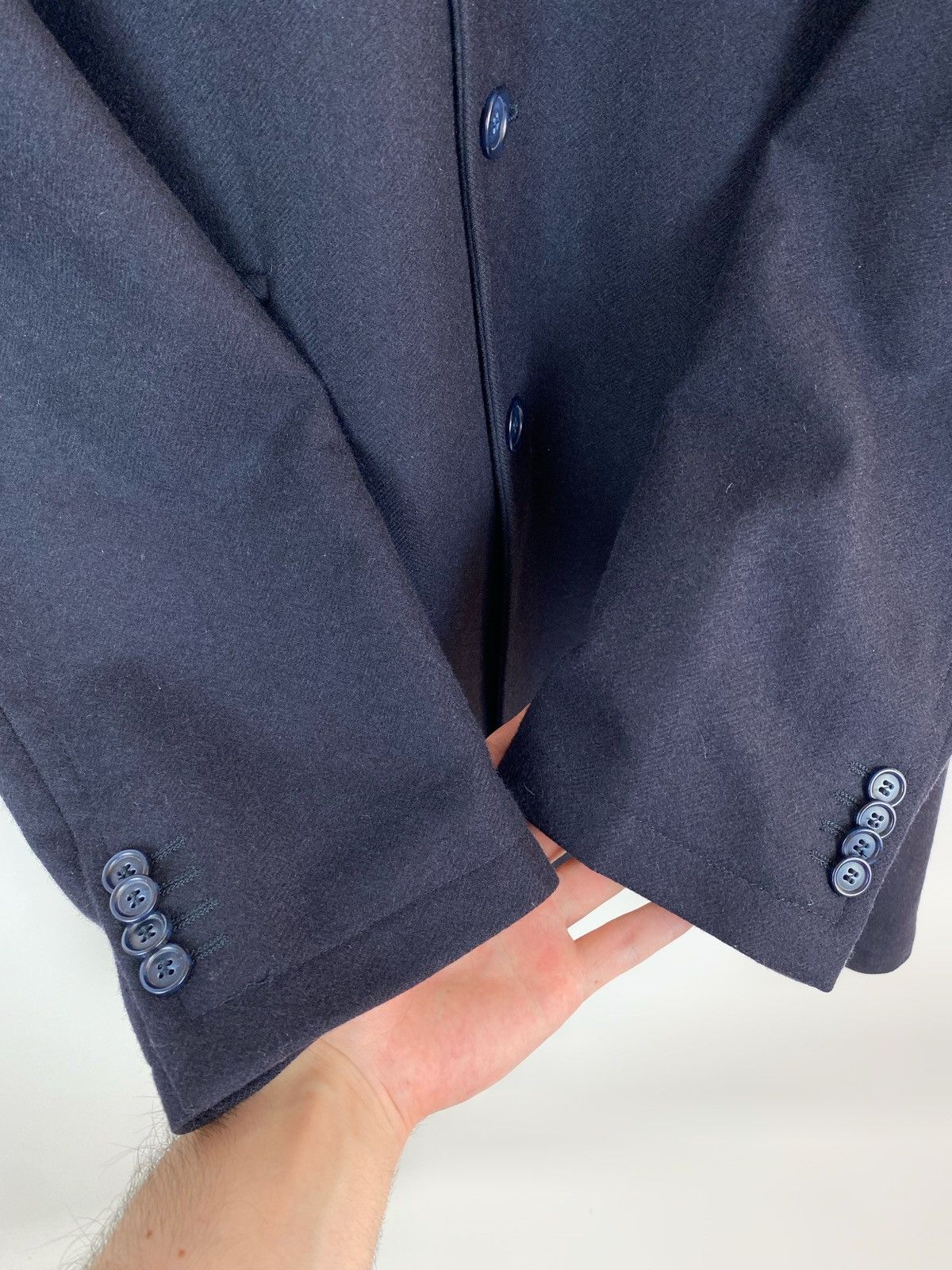 Boggi Boggi Milano 2 in 1 Insulated Navy Wool Coat Size US M / EU 48-50 / 2 - 9 Thumbnail