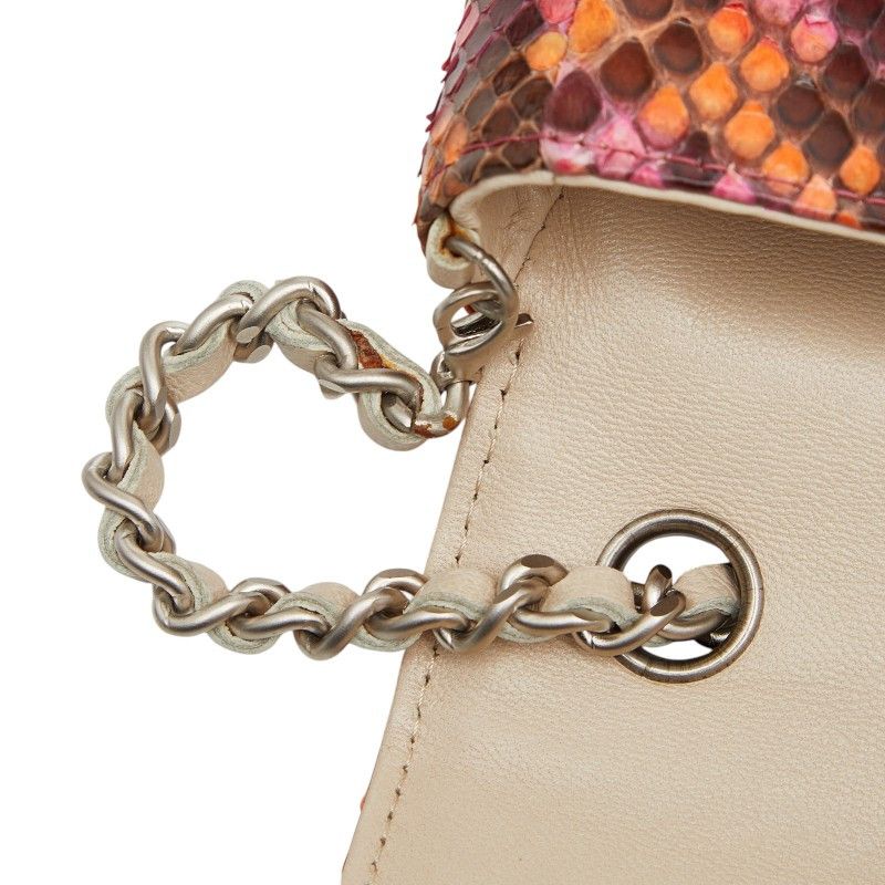 Chanel Chanel Chanel Coco Mark Python Mini Shoulder Bag Others Shoulder Bag DUTY FREE for USA Size ONE SIZE - 1 Preview