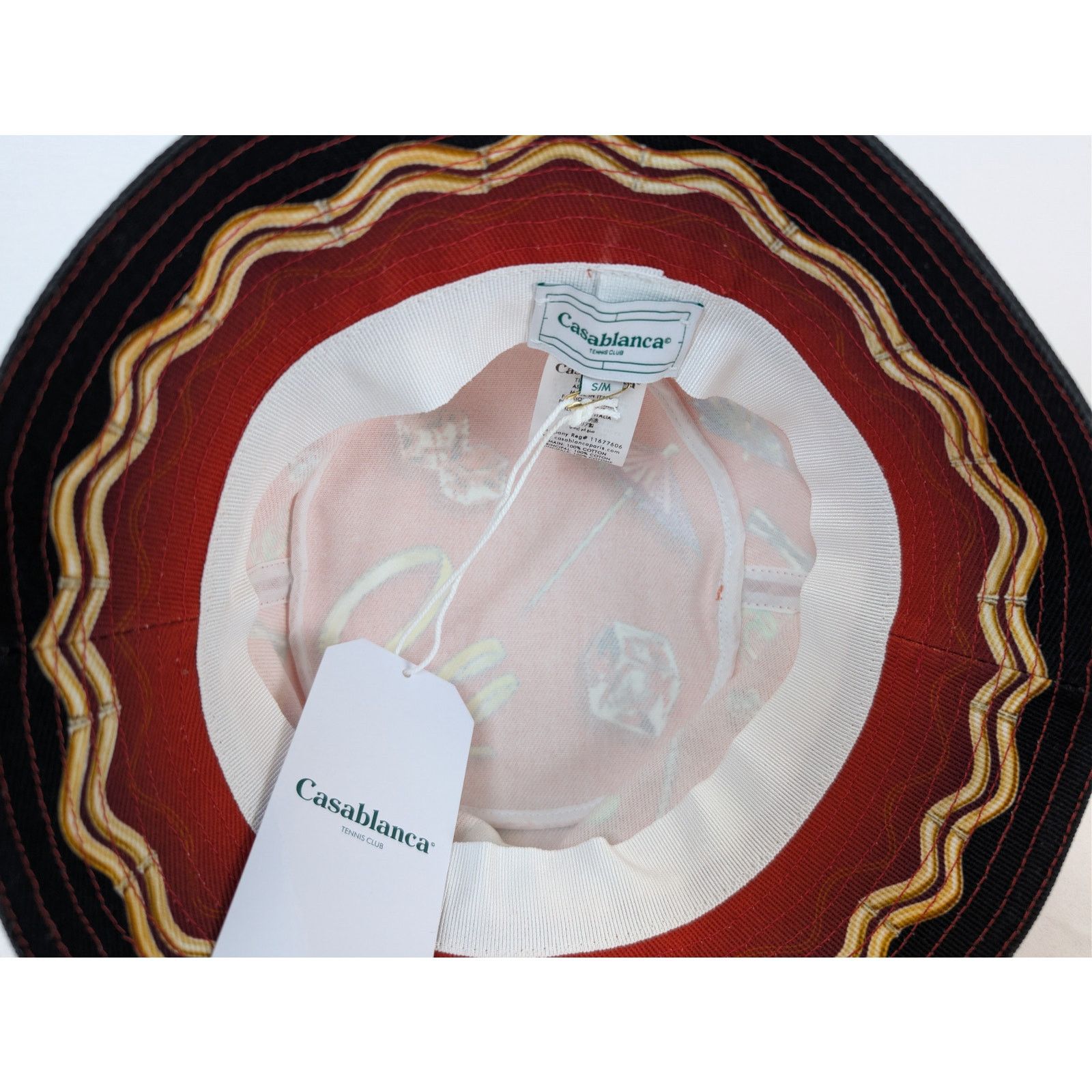 Casablanca o1rshd1 Size: S/M / Printed Denim Bucket Cap / Hat Size ONE SIZE - 9 Thumbnail