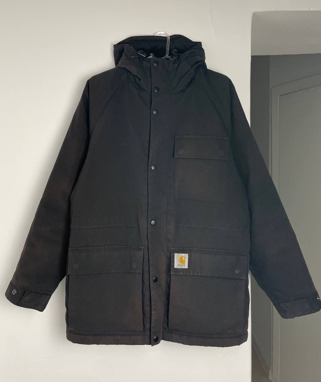 Carhartt × Vintage Carhartt Vintage Parka Jacket Center Logo Faded Y2K Size US M / EU 48-50 / 2 - 1 Thumbnail