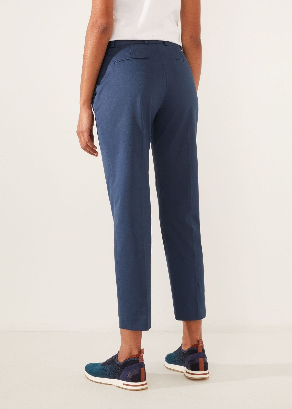 Loro Piana o1srvl11e0824 Derk Pant in Royal Blue Size 28" / US 6 / IT 42 - 3 Thumbnail