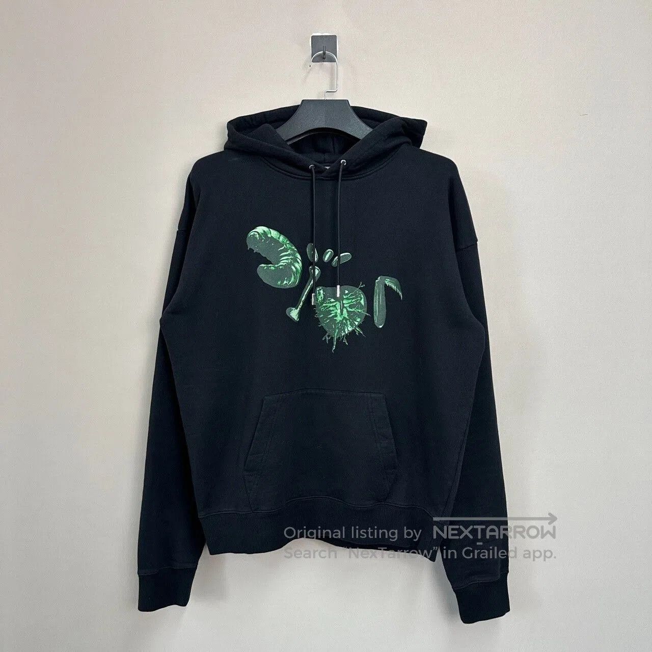 Dior dior travis scott printed hoodie in black. Size US M / EU 48-50 / 2 - 1 Thumbnail