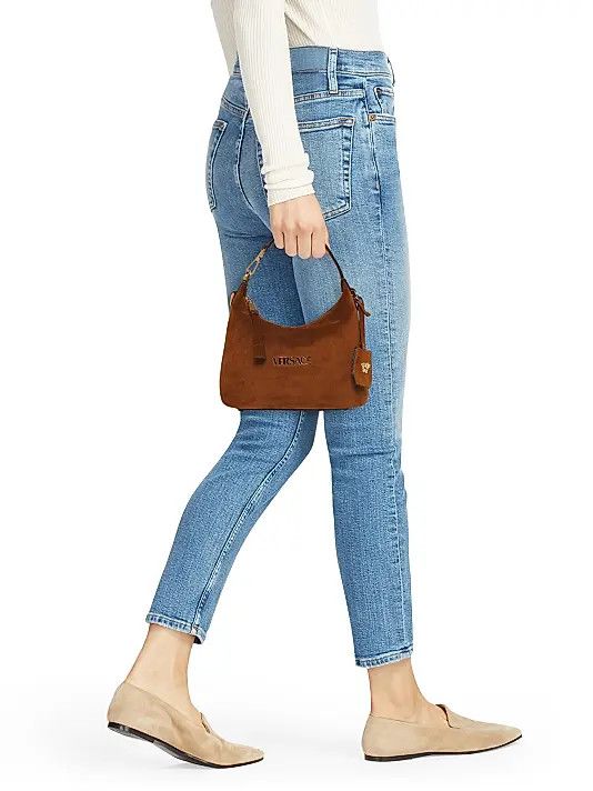 Versace os11x0326 Size: OS / Suede Hobo Bag in Brown Size ONE SIZE - 2 Thumbnail