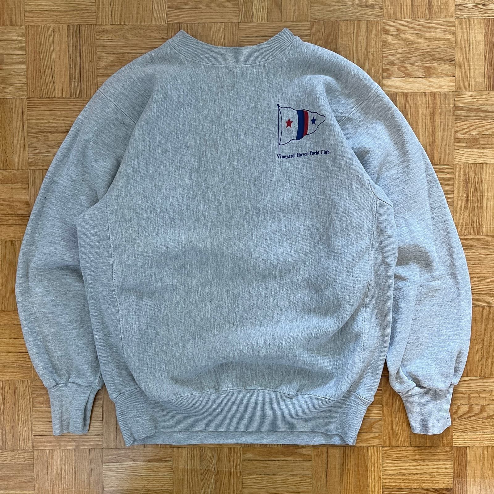 Vintage Vintage Vineyard Haven Yacht Club Reverse Weave sweatshirt Size US L / EU 52-54 / 3 - 1 Thumbnail