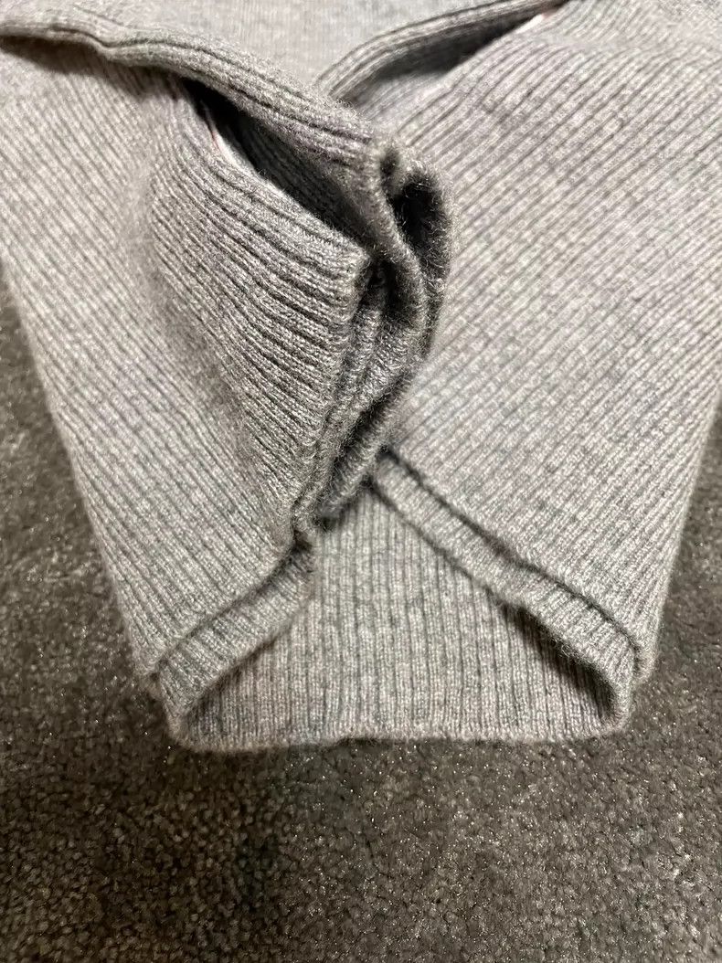 Thom Browne Thom Browne Light gray cashmere turtleneck sweater Size US M / EU 48-50 / 2 - 5 Thumbnail