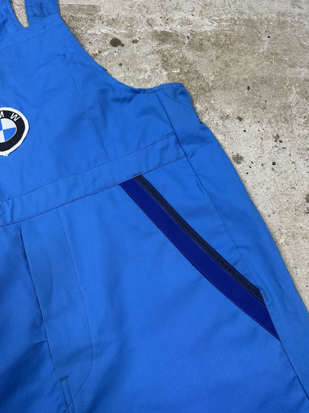 BMW × Vintage Vintage Y2K BMW Blue Short Overalls Racing rare Size US 32 / EU 48 - 6 Thumbnail