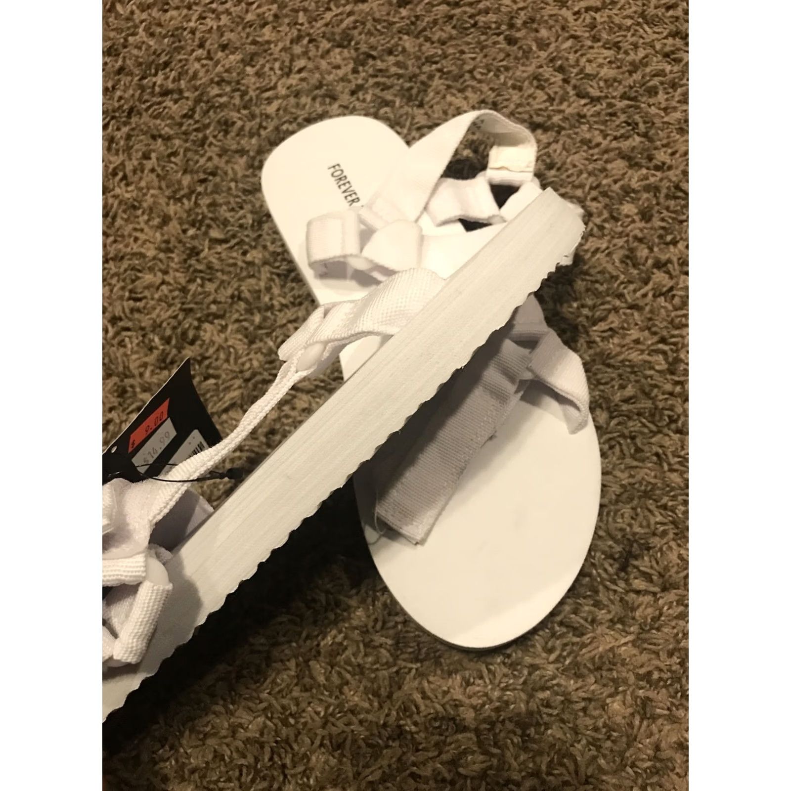 Forever 21 Forever 21 Sandal Women Ankle Strap Strappy White 8.5 US Size Monolith - 0 Size US 9 / IT 39 - 2 Thumbnail