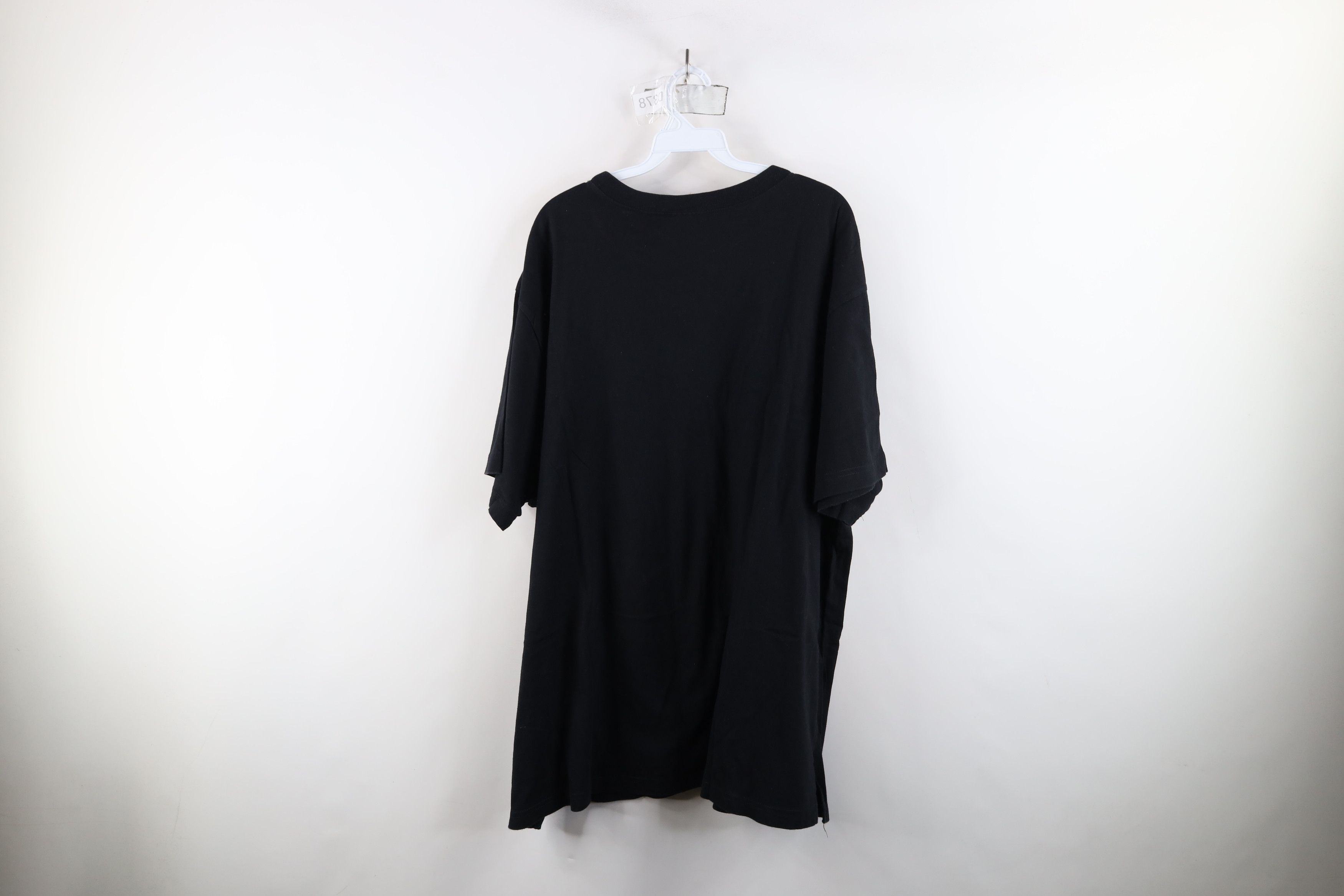 Vintage Vintage 90s Streetwear Cotton Short Sleeve T-Shirt Black Size 3XL / US 20-22 - 9 Thumbnail