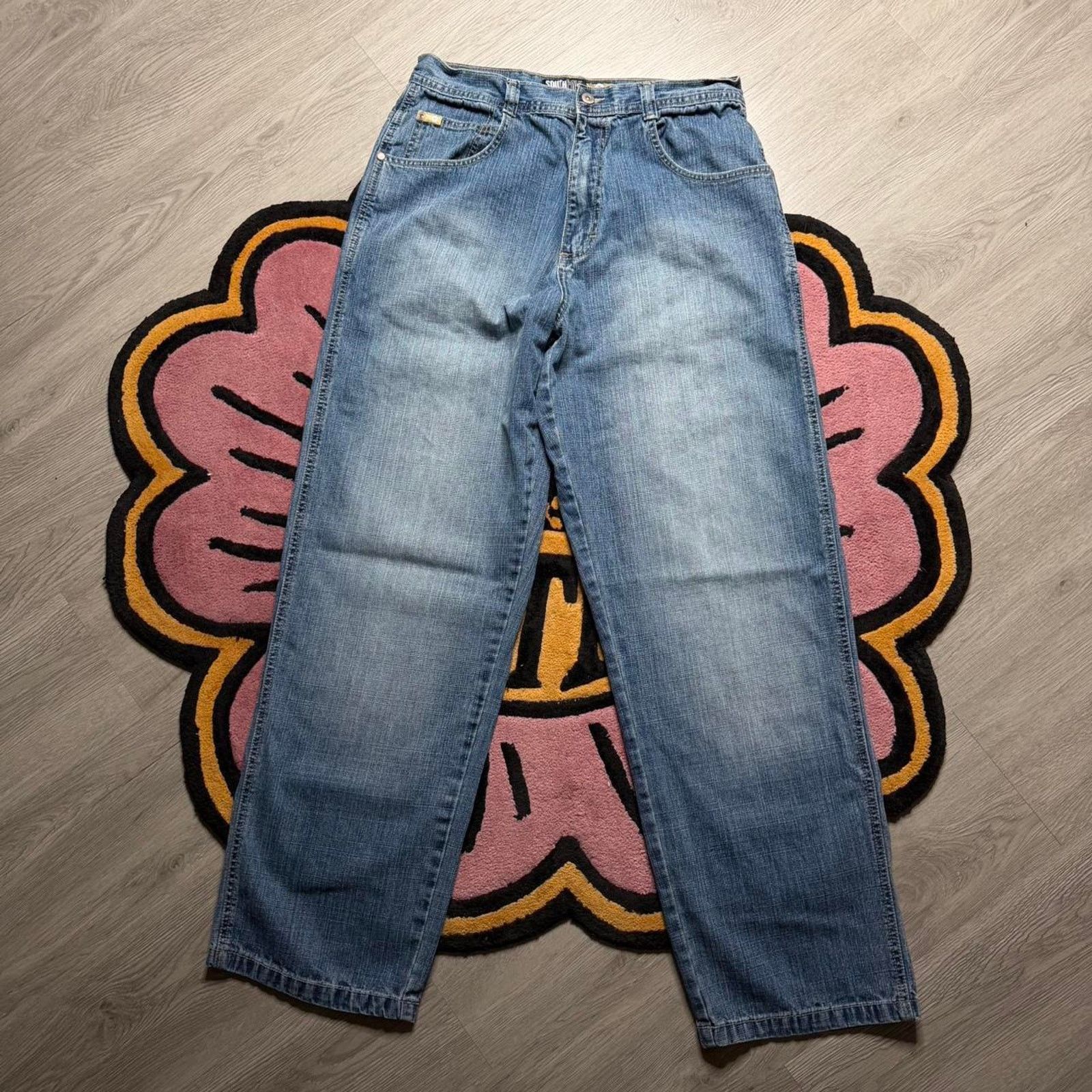 Vintage Y2K Southpole Stonewashed Baggy Loose Fit Denim Jean