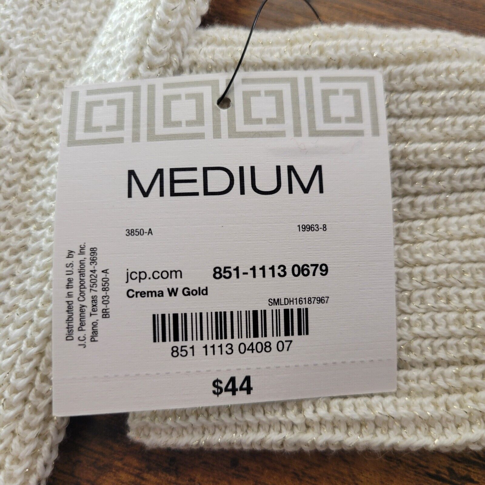 Other Liz Claiborne M White Knit Patterned Sweater Pullover Size M / US 6-8 / IT 42-44 - 6 Thumbnail