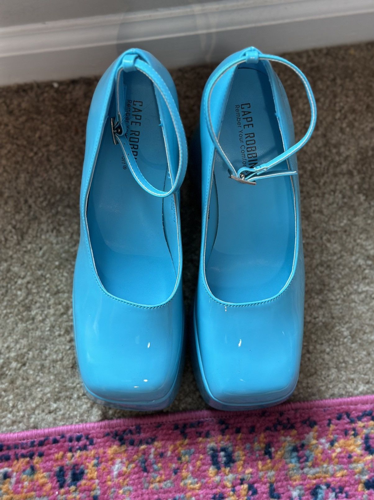 Other Blue Cape Robbin Heels Size US 7.5 / IT 37.5 - 3 Thumbnail