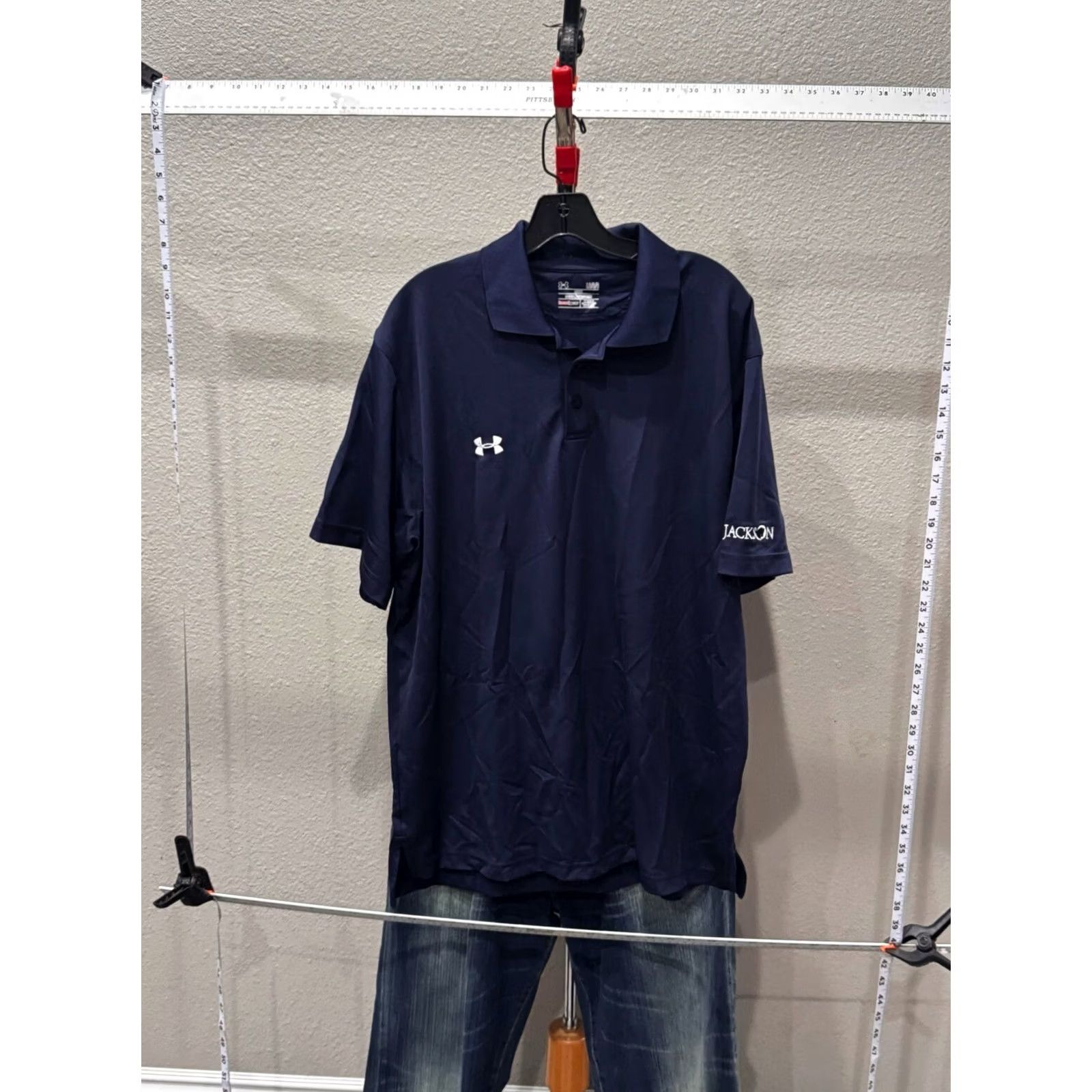 Under Armour Under Armour POLO SHIRT SHORT SLEEVE Jackson Wyoming Large L Mens Size US L / EU 52-54 / 3 - 3 Thumbnail