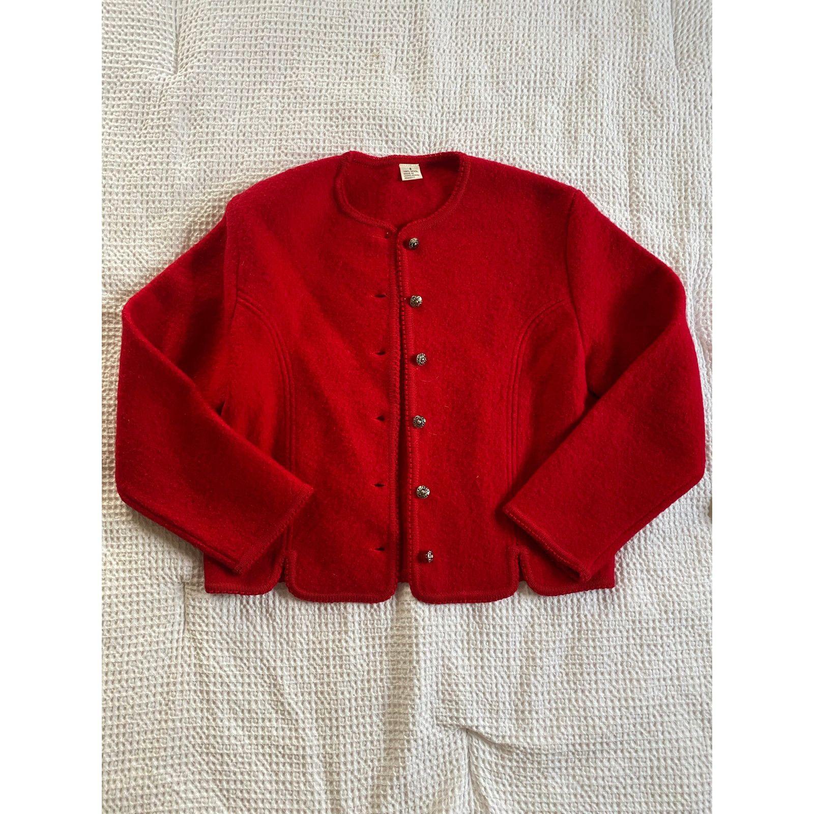 Other Vintage The Eagle's Eye Wool Button Up Sweater Size S / US 4 / IT 40 - 1 Thumbnail