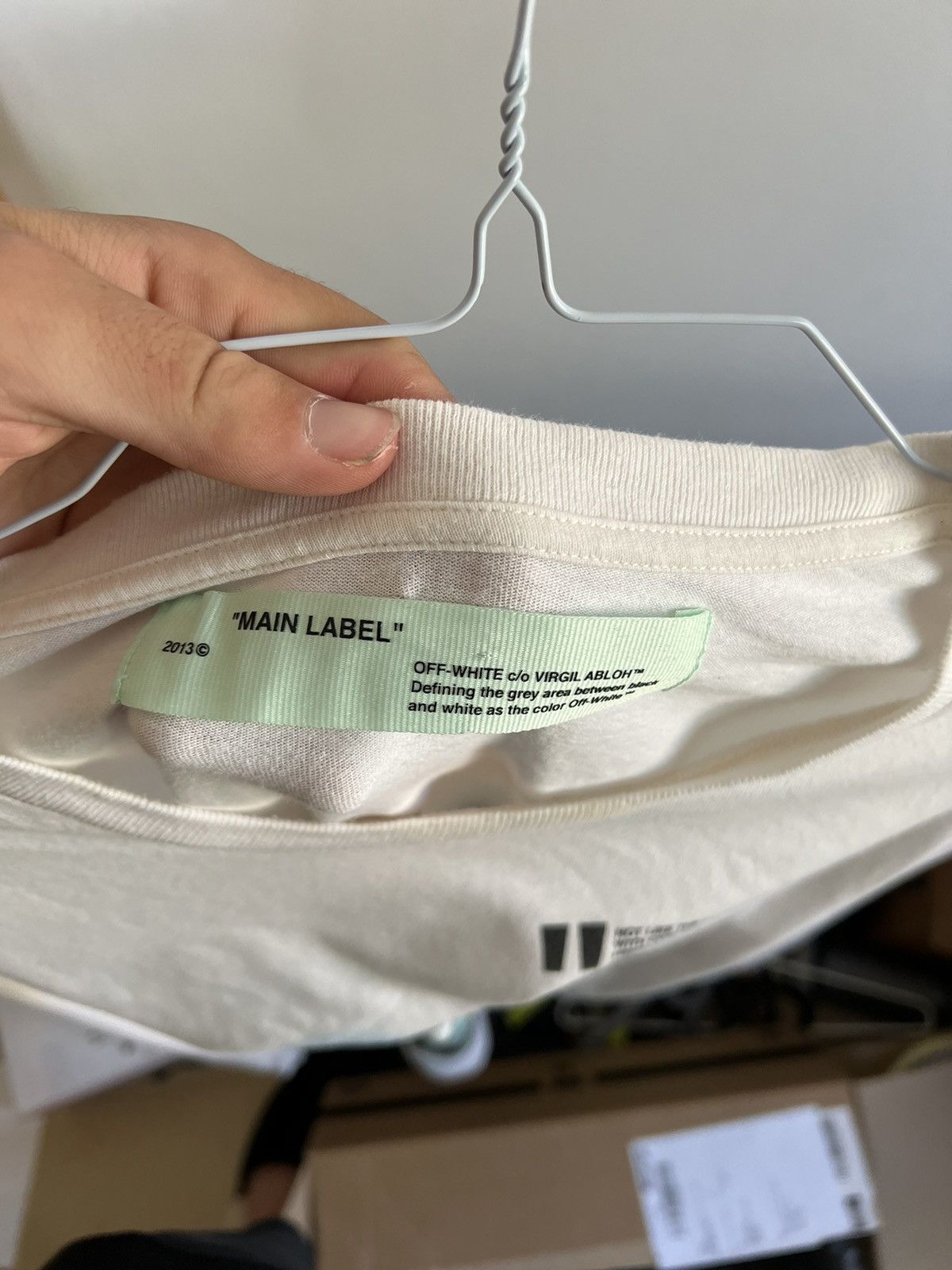 Off-White × Virgil Abloh Off white Statue OF Liberty Long Sleeve TEE Size US L / EU 52-54 / 3 - 10 Thumbnail