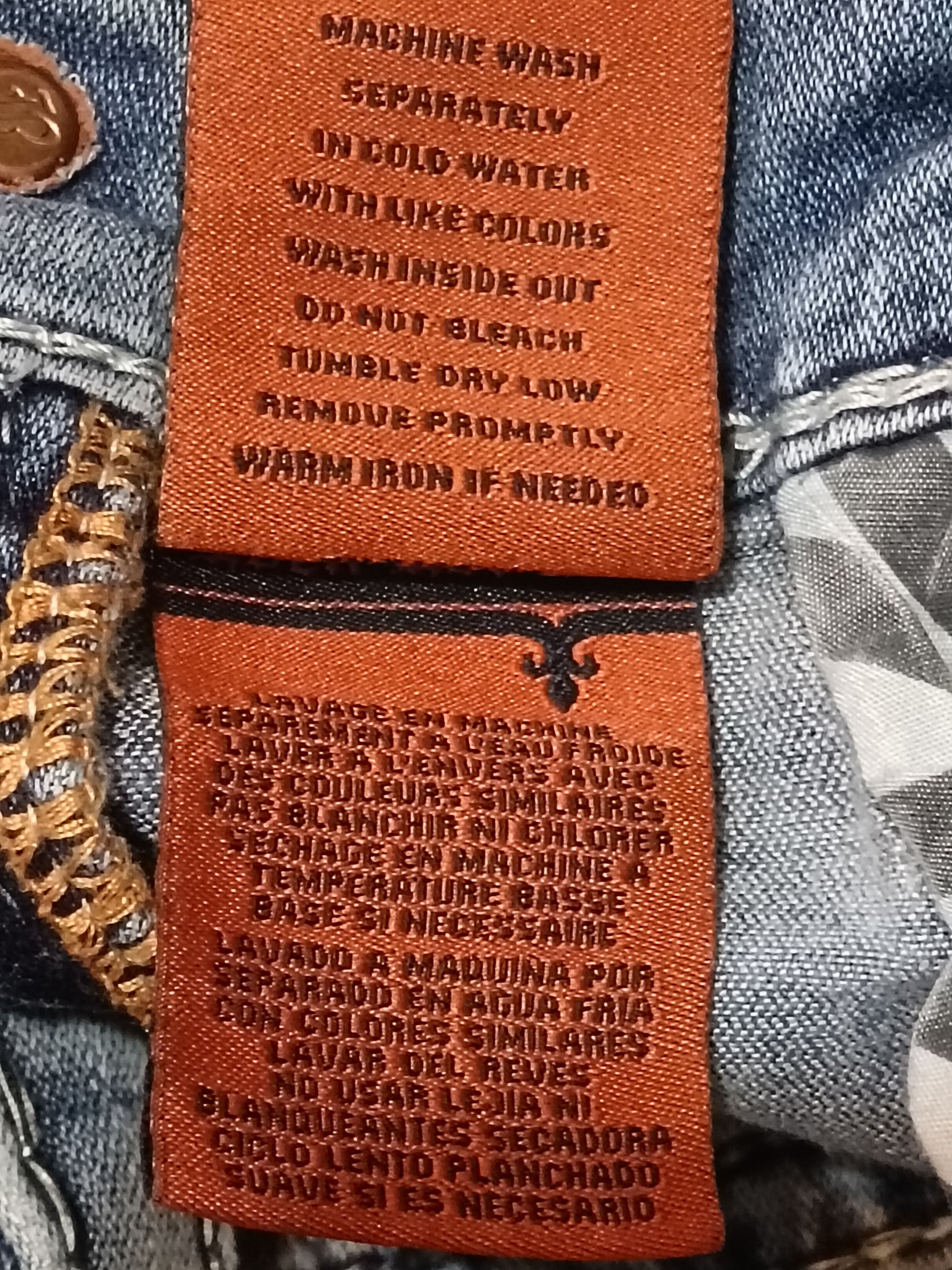 Rock Revival VINTAGE ROCK REVIVAL EMBROIDERED SEASONED JEANS Size US 34 / EU 50 - 6 Thumbnail