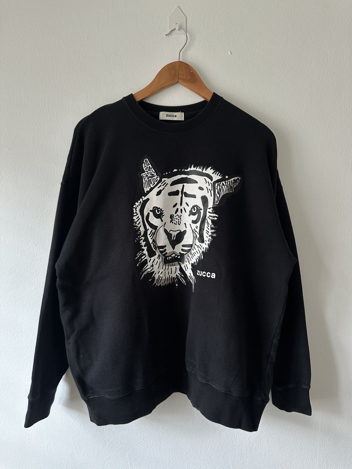 Zucca ZUCCA Tiger Graphic Crewneck Sweatshirt Size US L / EU 52-54 / 3 - 1 Thumbnail
