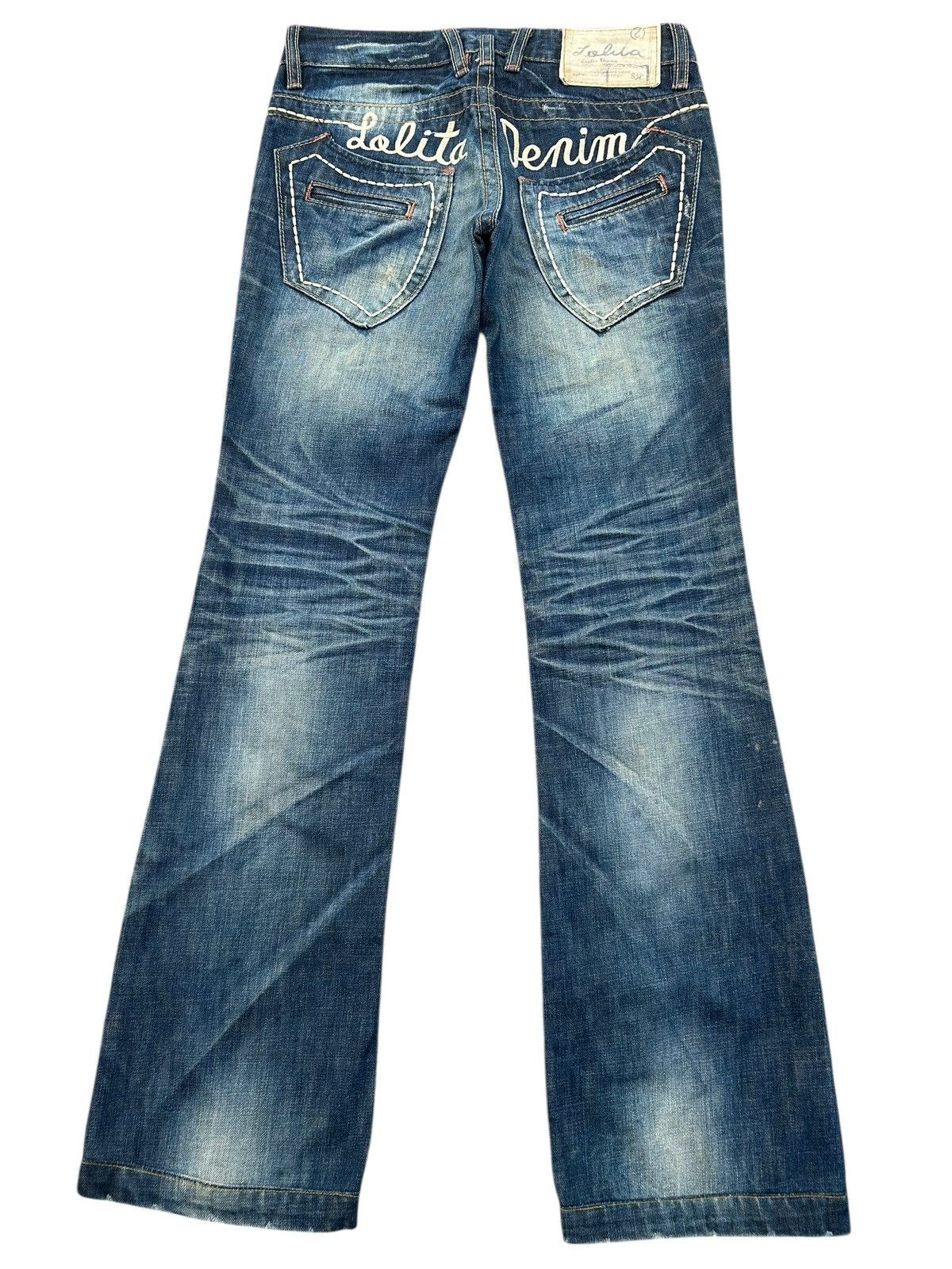 Kapital Flare YOSHITOMO NARA LOLITA JAPANESE Low rise Denim Jeans Size US 29 - 3 Thumbnail