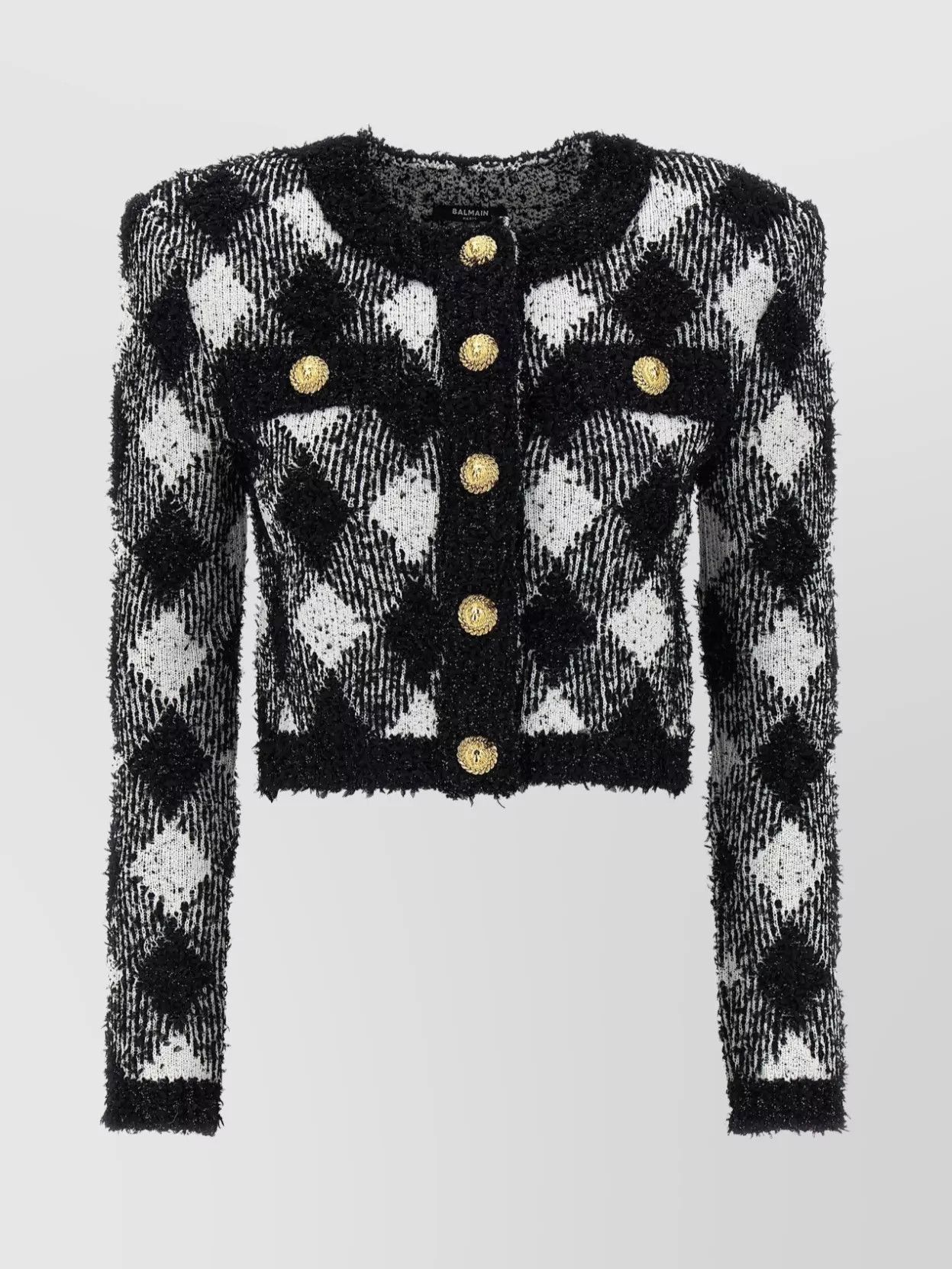 ジャケット BALMAIN LS 2 PKTS DENIM TROMPE L`OEIL CARDIGAN Balmain Ls 2 Pkts Denim Trompe L` Il Cardigan | italist