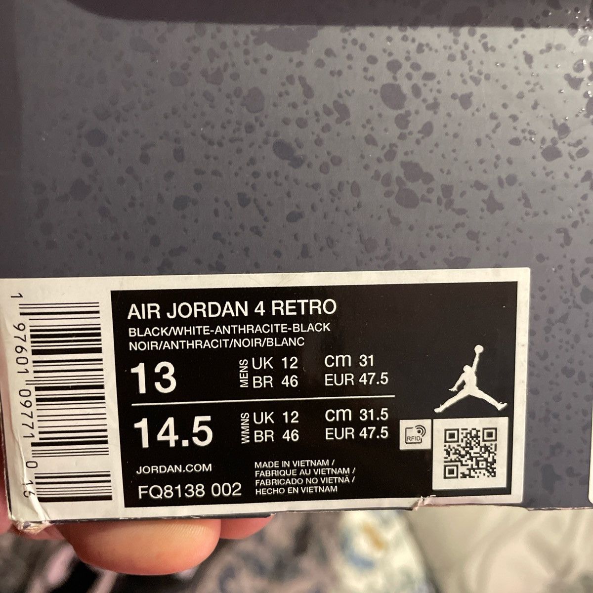 Jordan Brand Jordan 4 Retro Fear (2024) Size US 13 / EU 46 - 4 Thumbnail