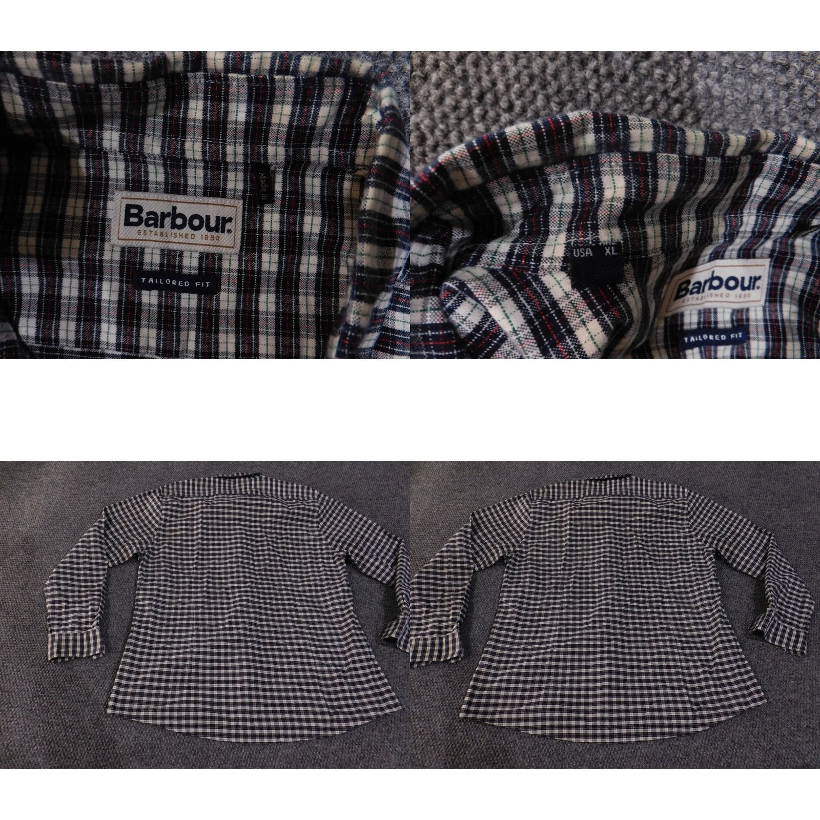 Barbour Barbour Shirt Mens XL Plaid Tailored Fit Button Down Long Sleeve Casual Size US XL / EU 56 / 4 - 8 Thumbnail
