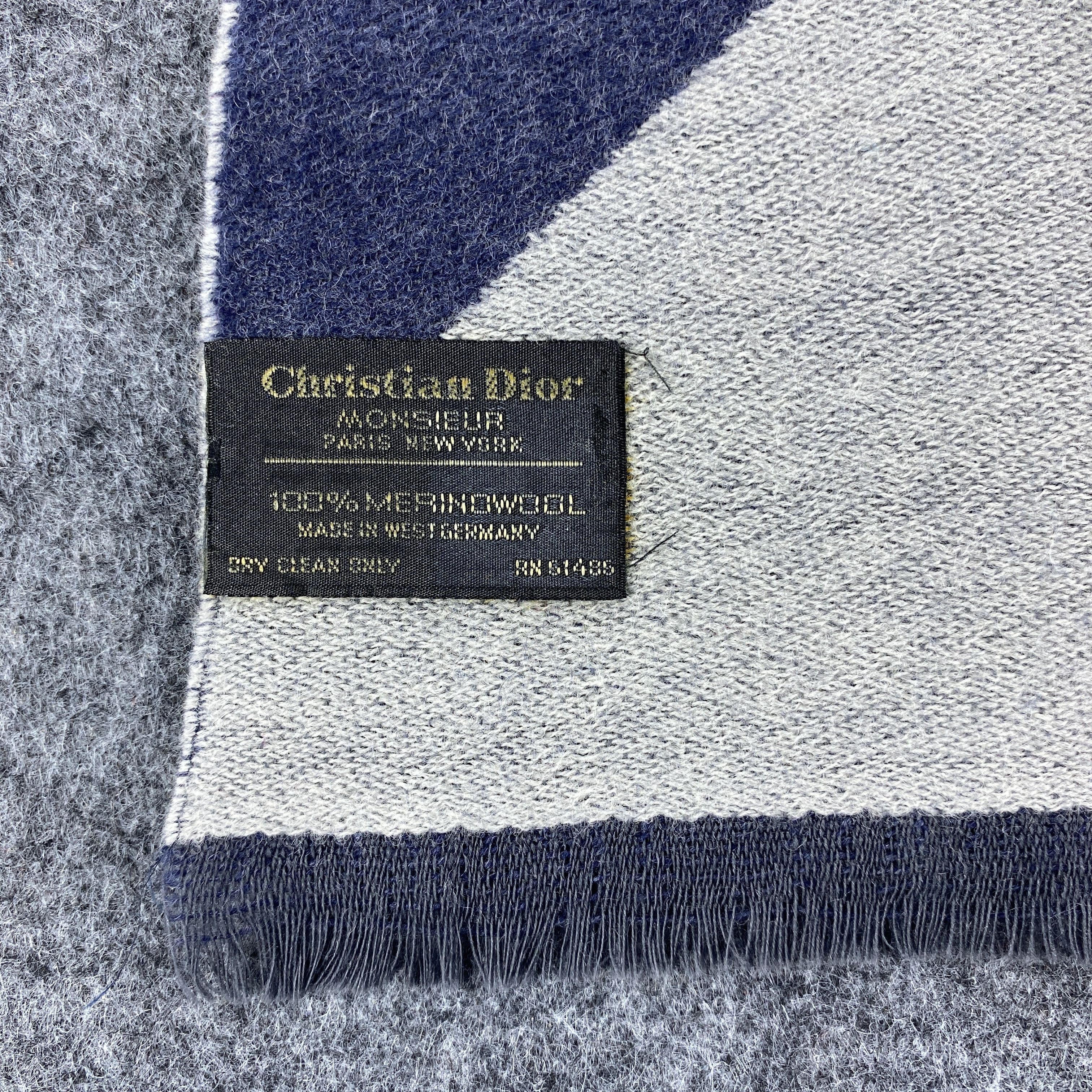 Christian Dior Monsieur × Vintage Christian Dior Monsieur Scarf # Muffler # Neckwear # D432 Size ONE SIZE - 2 Thumbnail
