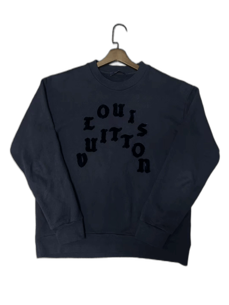 Louis Vuitton Louis Vuitton Flocked Logo Sweatshirt Size US XL / EU 56 / 4 - 1 Thumbnail