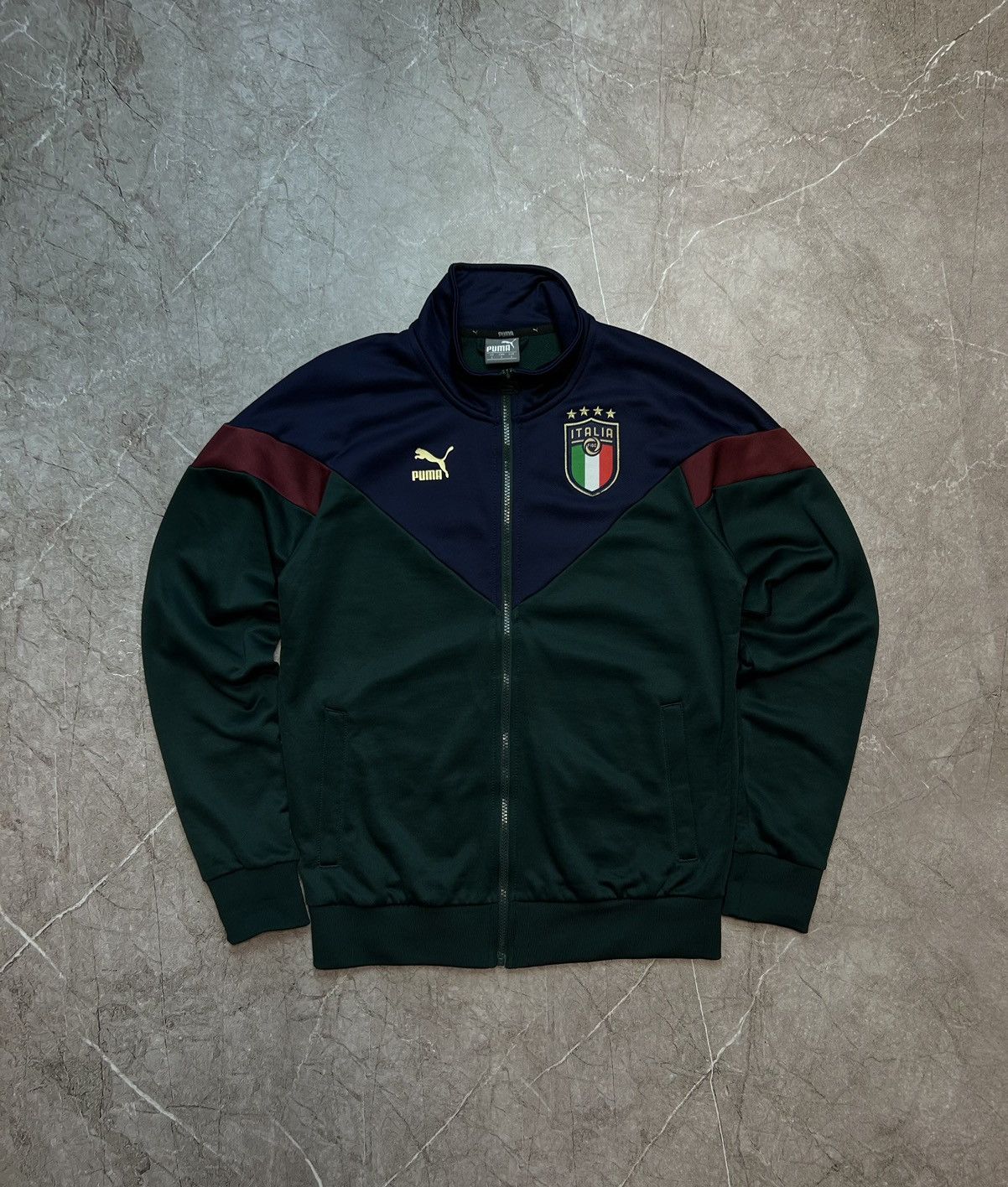 Puma × Vintage Puma Italia Vintage Football Zip Size US S / EU 44-46 / 1 - 1 Thumbnail