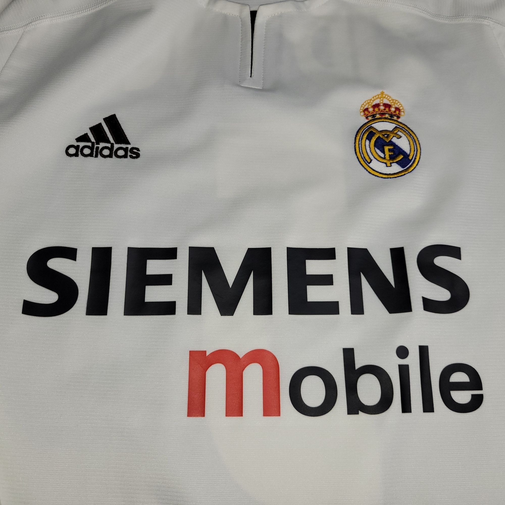Adidas Zidane Real Madrid 2003 2004 UEFA Long Sleeve Soccer Jersey Size US L / EU 52-54 / 3 - 3 Thumbnail
