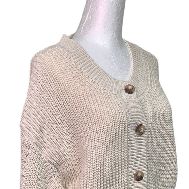 American Eagle Outfitters New American Eagle Womens Medium Button Up Cardigan Sweater Size M / US 6-8 / IT 42-44 - 2 Thumbnail